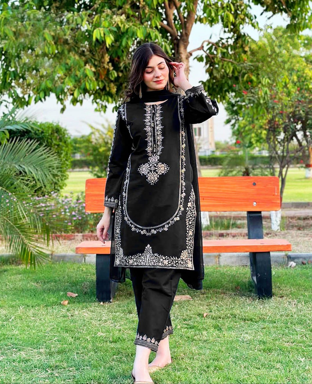 Embroidered on Shirt,Sleeves